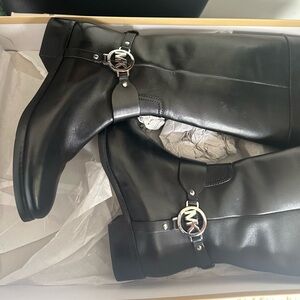 Michael Kors Fulton Harness Riding Boots
